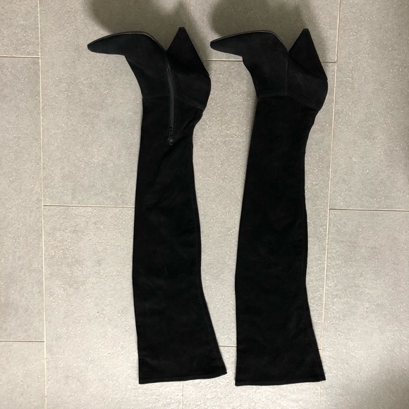 SOLD Isabel Marant Suede Over the Knee Junee Boot - Picture 4 of 7